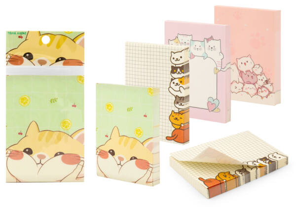 Notas Adh.Con Dibujos Kawaii 78H 7X9.5Cm