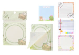 Notas Adhesivas Papel 80H 7.8X7.8Cm Dibujsa Kawaii