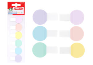 Marcapaginas Adhesivos Pastel 6 Colores
