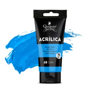 Pintura acrílica cian 75ml