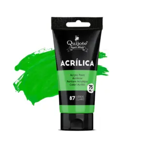 Pintura acrílica color verde