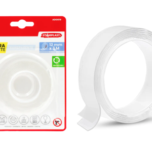 cinta nano tape doble cara transpartente 12mm x 3M x1mm