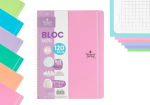 cuaderno A4 pastel tapa plástico 120 h 90 g
