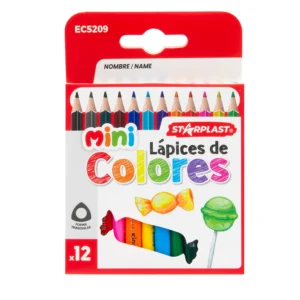 lápices de colores tamaño mini forma triangular