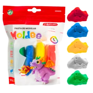 pasta de modelar 5 colores diferentes 10 gr por color