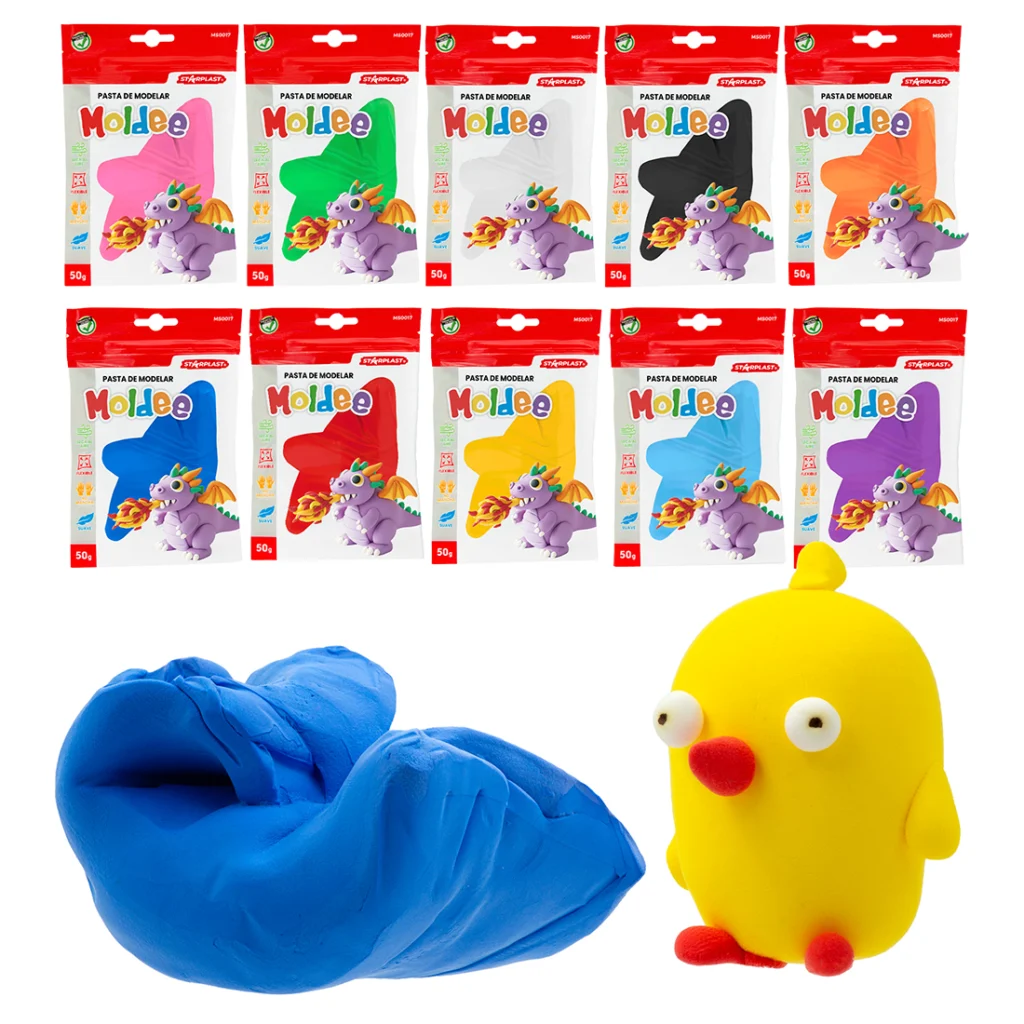 pasta de modelar 50 g imagen con todos los colores