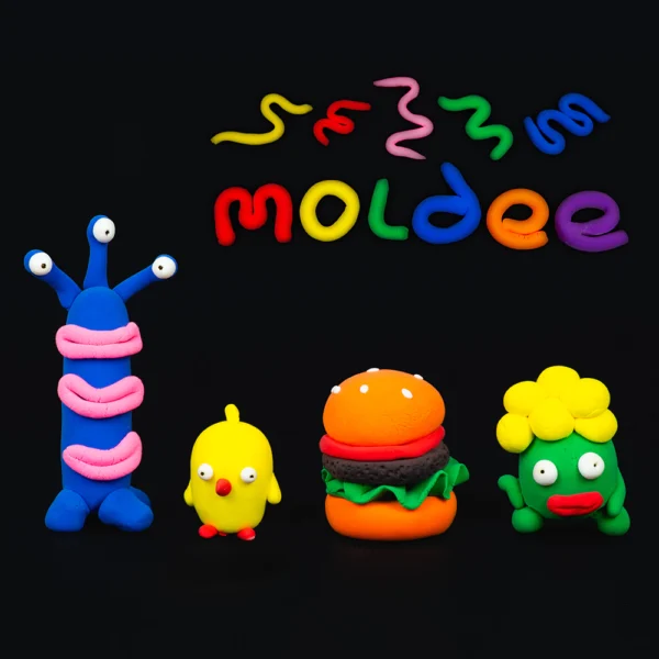 Pasta de modelar de colores Moldee de Starplast. Monstruos pasta de modelar
