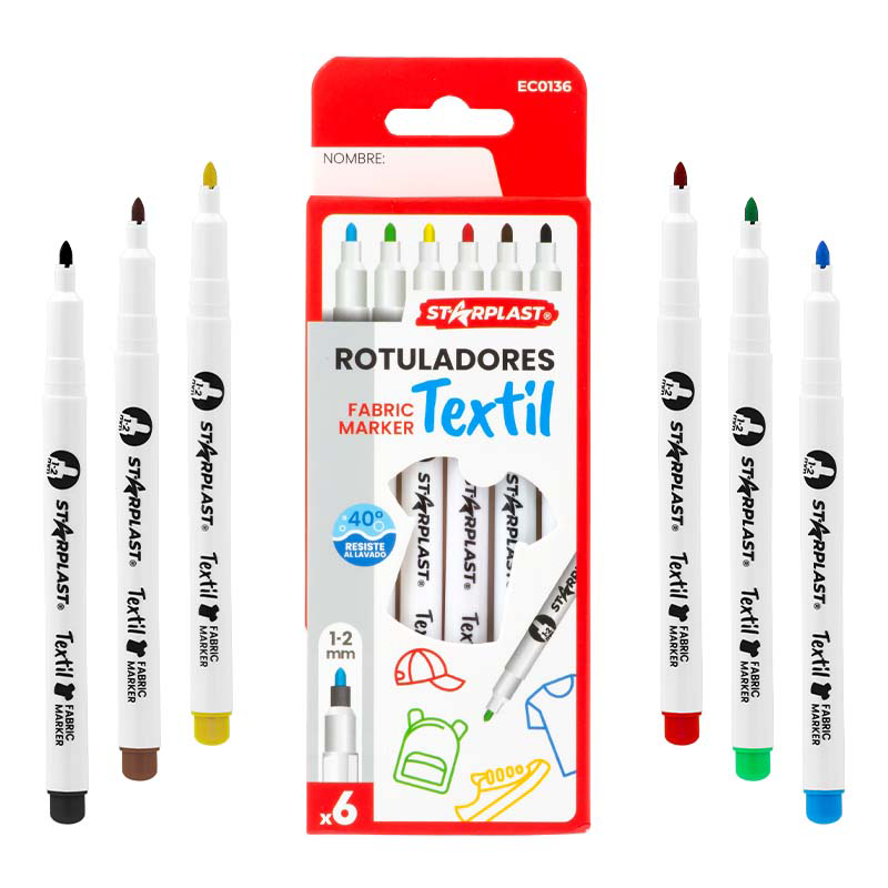 Rotuladores para dibujar en tela